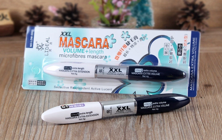 Đề nghị cô dâu mỹ phẩm microfiber đôi đầu mascara dài không thấm nước không nở hoa màu đen và trắng đầu - Kem Mascara / Revitalash