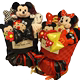 Disney Mickey Mouse Doll Bouquet Mickey Cartoon Plush Doll ເປັນຂອງຂວັນວັນເກີດແລະແຕ່ງງານສໍາລັບຫມູ່ເພື່ອນແລະ besties