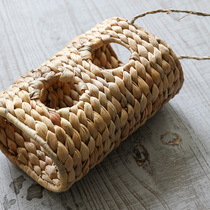 Day Style Pet Nest Hamster Crochet toy Hand Woven Hamster Toy Hollowed-out Dragon Cat Cage Aisle