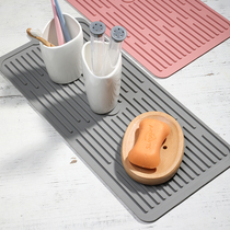 Kens Kitchen Silica Gel Drain Cushion Cups Cushion Heat-Resistant Casserole Cushion Anti-Slip Heat Insulation Mat Table Cushion Big anti-burn cushion