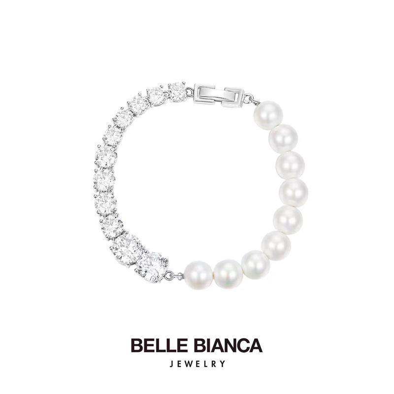 Belle Bianca Elegant Gradient Zircon Bracelet in the Style of a Socialite Belle Bianca Elegant Gradient Zircon Bracelet in the Style of a Socialite