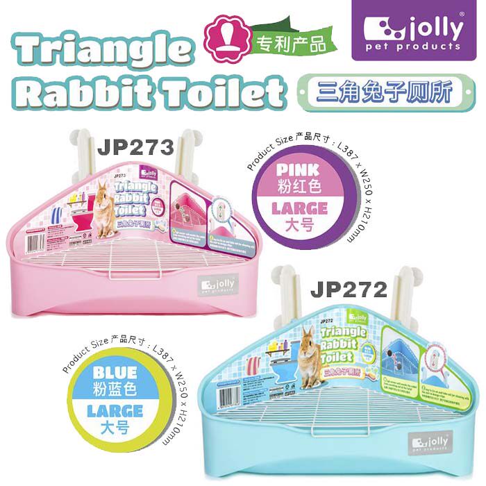(Rabbit Forest) JOLLY Zolie triangular rabbit toilet ramp up number of fixed dragon cat guinea pigs toilet