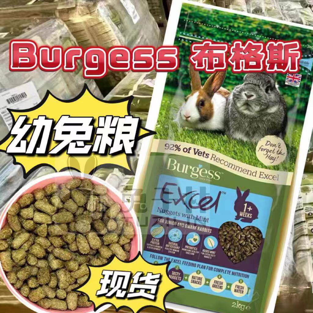 (Rabbit Forest) Spot British Burgess Burgess Young Rabbit Food Dwarf Rabbit Food 2kg 23 05