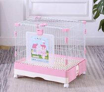 (Rabbit Forest) Drawer type rabbit anti-spray cage breeding luxury home Villa automatic dung cleaning rabbit cage