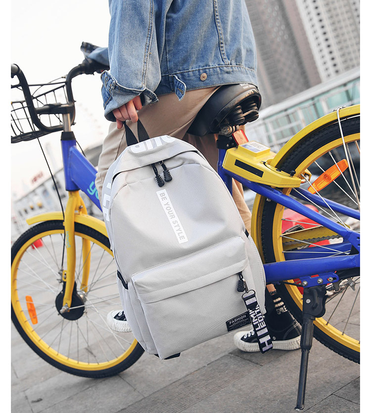 Túi nữ phiên bản Hàn Quốc Harajuku ulzzang khuôn viên cảng gió ba lô nam chụp hình du lịch ba lô thủy triều học sinh trung học balo đẹp nam