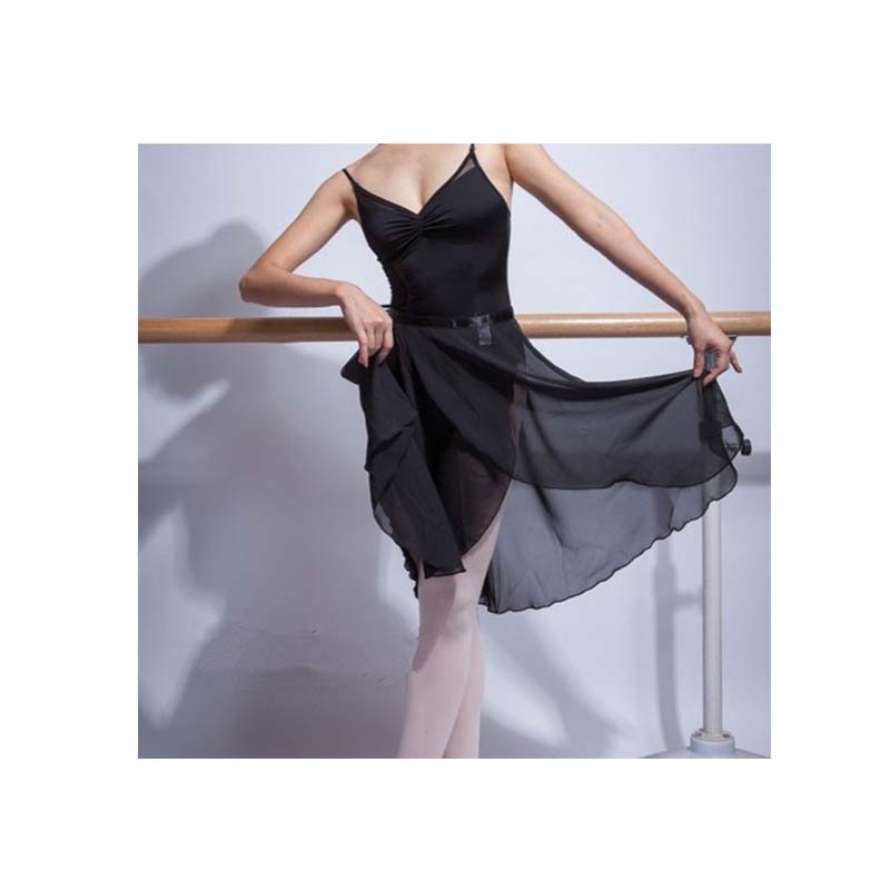 Yunyi dance supplies teacher skirt Chiffon one-piece yarn skirt Ballet hot sale multi-functional black ladies