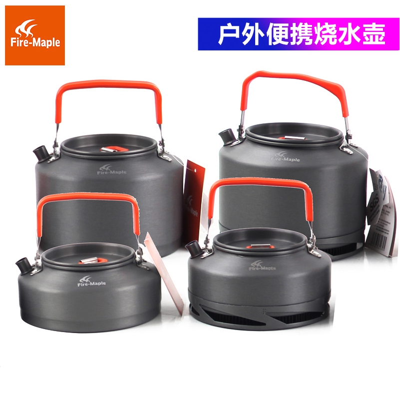 Fire Maple Outdoor Cookware Tea Set Portable Coffee Teapot Boiled Coffee Boiling Kettle Wild Cooking Set Heat Containing Mesh Bag