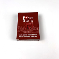 Big word Texas playing cards PVC plastic material shallow frosted plastic playing cards 63 * 88MM waterproof washable
