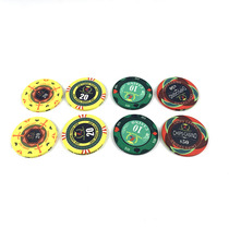 Texas Holdem chips ceramic chips can be customized for free design LOGO pattern customization exclusive anti-counterfeiting