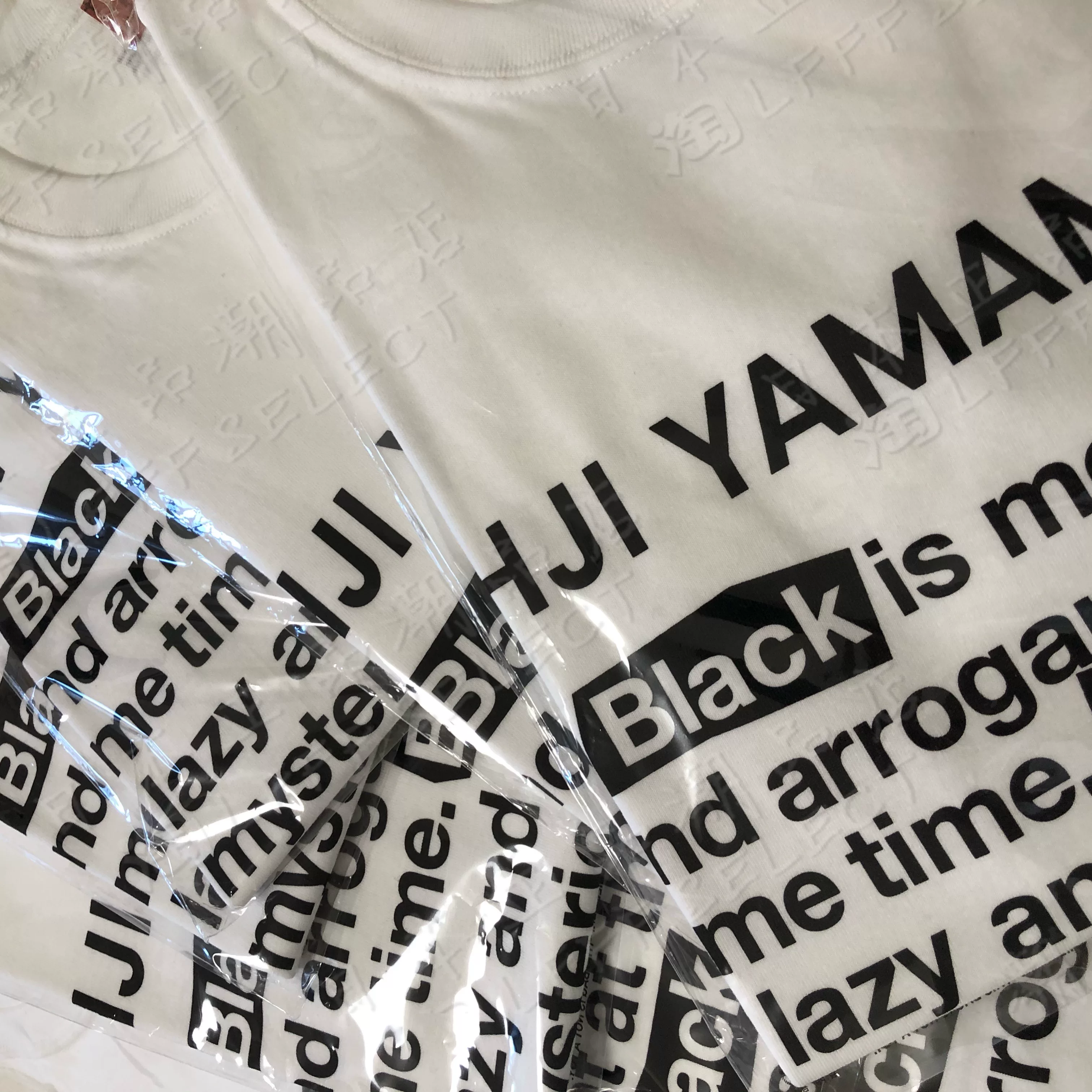 Японский закупочный агент Ямamoto Ёшиji s'yte SYTE Graphic Classic English Quotes Short Sleeve TEE