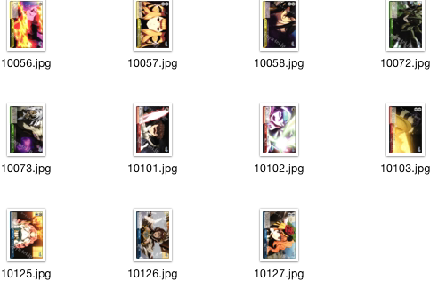 WS Black & White Twin Wing Card Lock Chains Battle of Climax Card