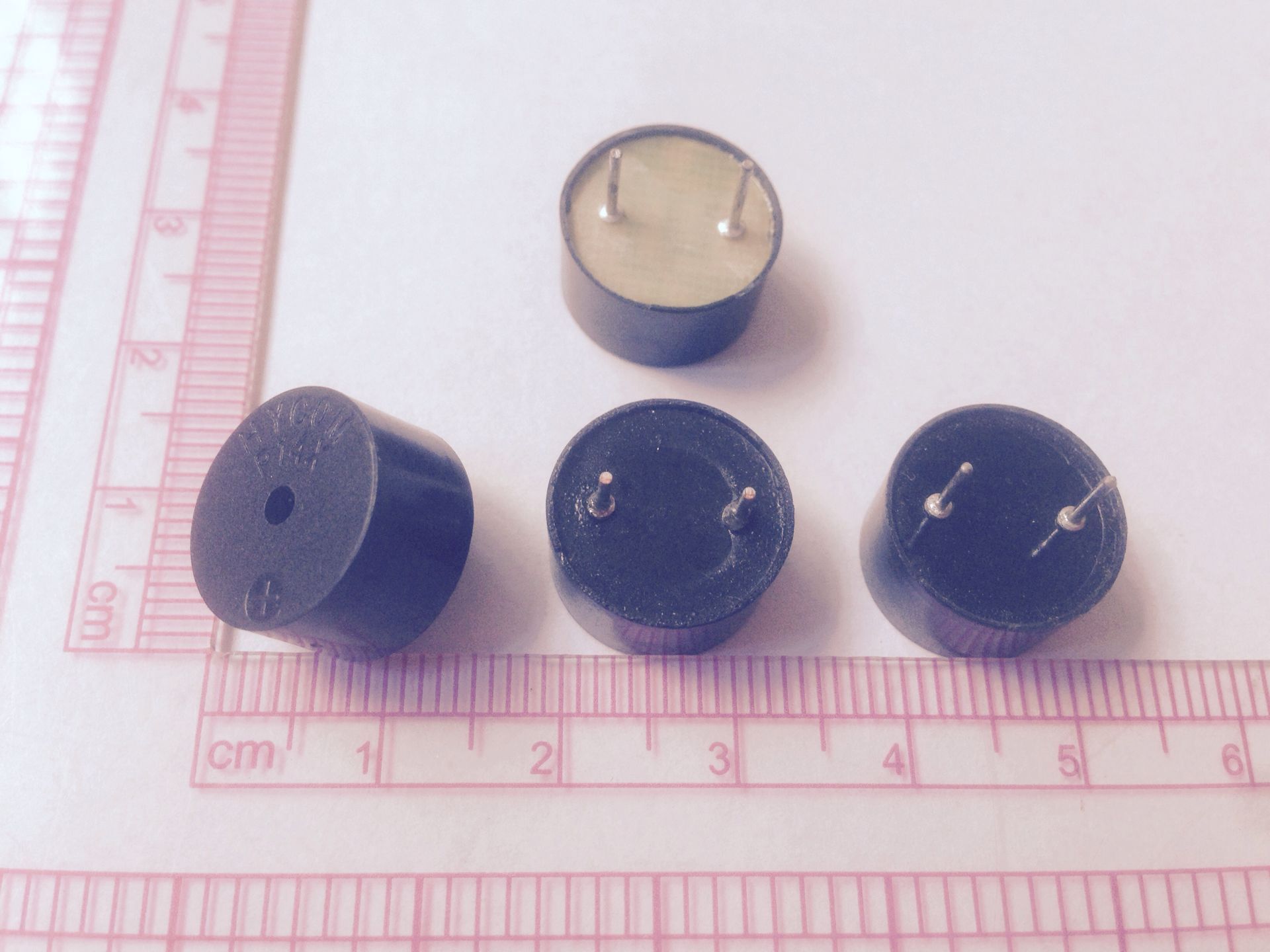 Inventory diameter 14MM active piezoelectric buzzer long sound DC5V DC12V 100pcs MOQ