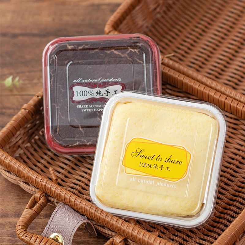 Durian Mango Pancake Box Dessert Box West Point Cake Box Queen Roll Cake Box Soy Milk Packaging Box