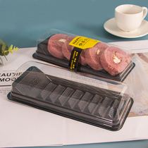 Cake roll box baking bread trapezoidal cut box disposable sushi Swiss West spot packing cut box