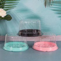 A016 6 inch cake box chiffon cake cheese cheese round cake box transparent baking packaging blister box