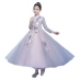 Mới Trung Quốc phong cách trẻ em ăn mặc công chúa catwalk piano guzheng trang phục cô gái nhỏ chủ trang phục váy trẻ em Váy trẻ em
