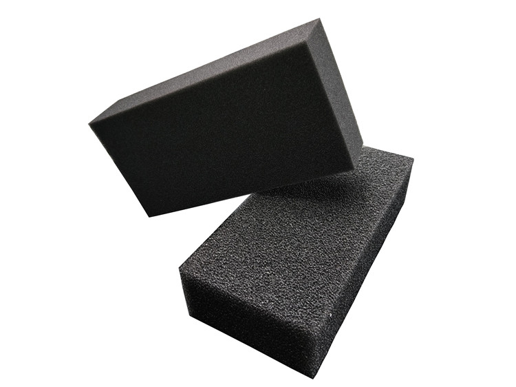 Nhập khẩu thêm lớn màu đen rửa xe bọt biển khối rách không xấu làm sạch xe bọt biển bàn chải xe đặc biệt làm sạch dụng cụ công cụ - Sản phẩm làm sạch xe chổi rửa xe oto