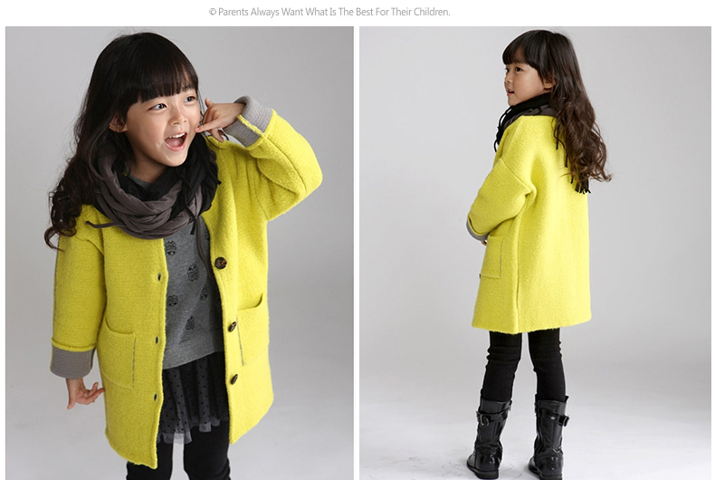 Manteau pour fille en laine - Ref 2162414 Image 15