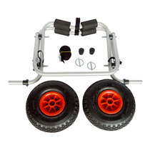 Kayak trolley two-wheeled trailer various platform boats ocean boats plastic boats hard boats suitable for sending straps u
