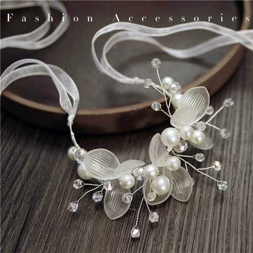 Корейский цветок на запястье, свежий детский танцующий браслет, для подружки невесты