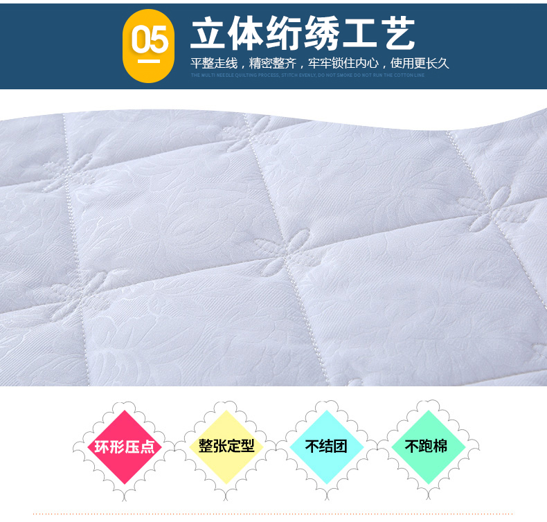 Simmons nệm bảo vệ pad có thể giặt được chống trượt giường 1,5m / 1,8m nhíp giường khách sạn mỏng có thể được tùy chỉnh chăn ga gối đệm cưới