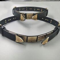 Hanfu belt boy ancient dress Ming system with double buckle adjustable for children mens and womens round collar gowns accessories brocade dressing gowns