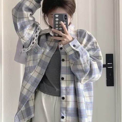 Синяя летняя сексуальная рубашка