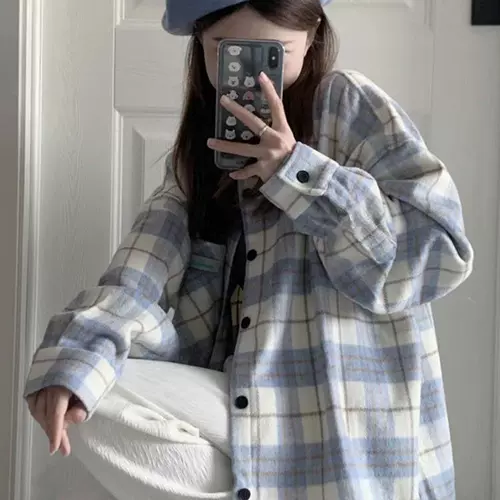 Синяя летняя сексуальная рубашка