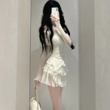 Приталенный комплект, юбка, лонгслив, мини-юбка, открытые плечи, высокая талия