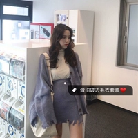PPSHD! 2018 Thu Đông Hàn Quốc Cổ điển Áo len cắt cúp tay cũ Áo len áo ghi lê len