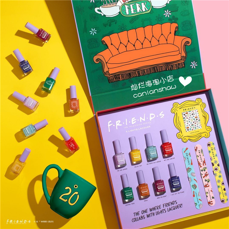 Lights Lacquer Friends USA Old friends remember LL nail polish K girl's joint limited-set box
