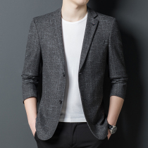 Autumn Winter Mens West Conserved Fall Casual Trend Positive Dress Professional Clothing Body Type Korean Version Jacket Business Small Suit