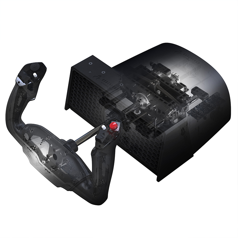 Honeycomb Yoke Lite Version Flight Joystick Flight Simulator Microsoft Flight Simulator 2024 2020, Xplane12, P3D, Etc. Honeycomb Joystick Lite Version