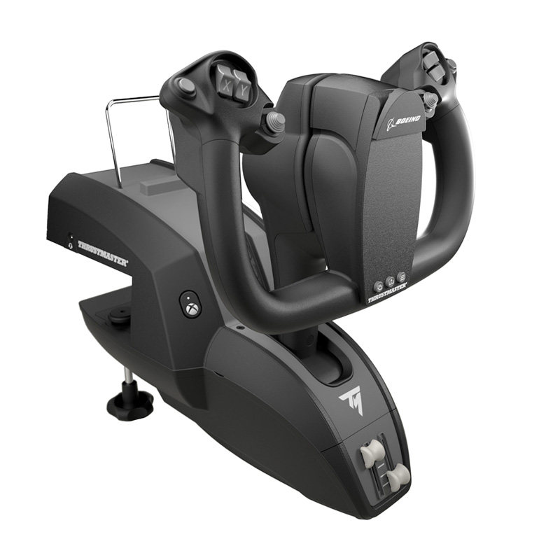 Thrustmaster Yoke Boeing Flight Simulator Joystick Throttle Civil Aviation Model Flight Handle Xplan Officially Authorized Metal Body Supports Xbox and Pc Computers