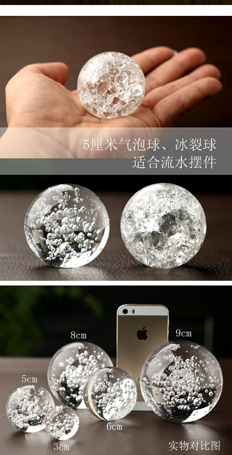 Nhiều số trang trí bong bóng pha lê hoàn chỉnh Bóng thủy tinh Quà tặng sáng tạo rockery hồ bơi phụ kiện polo trang trí nhà rẻ đẹp
