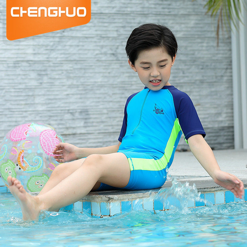 Boy Swimsuit 8 Girl One Piece Swimsuit 10 Girl 11 Middle School Elementary School Student 12 Year Old Boy Swimsuit Sunscreen