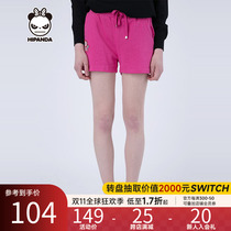 Hipanda Hello Panda Women's Classic Knit Shorts Designer Trendy National Trend