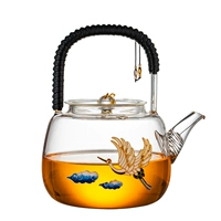 14 Jingtai Blue Glass Ti Lianghu Cloud Crane