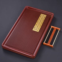 Красный электрический древесный клык класс 80x40x5 см с деревянной чашкой цветочной груши
