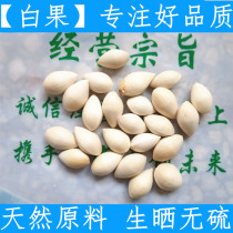 Chinese herbal medicine new white fruit gingko fruit fresh dried fruit white fruit raw with white fruit kernel 500 gr farmyard raw material
