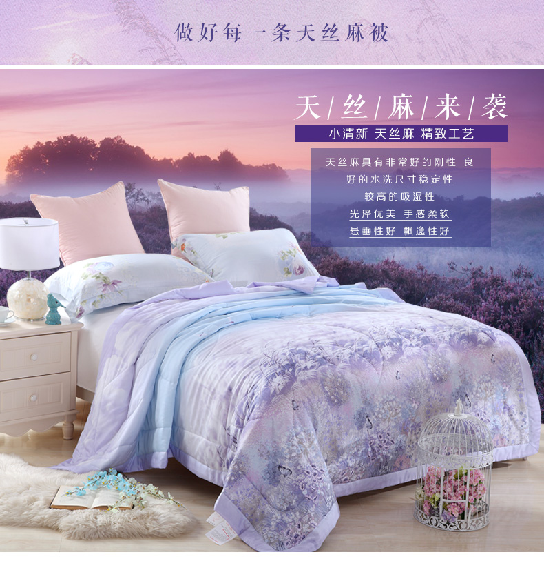 Southern bedclothes sơn màu váy Tiansi Ma Xia là cao cấp điều hòa không khí lõi-phù hợp thở mùa hè mát mẻ quilt