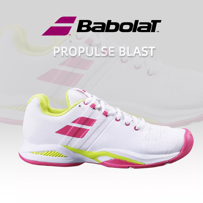 French Babolat Tennis Shoes for Women, Wear-Resistant Propulse Fury Women's Sports Shoes
