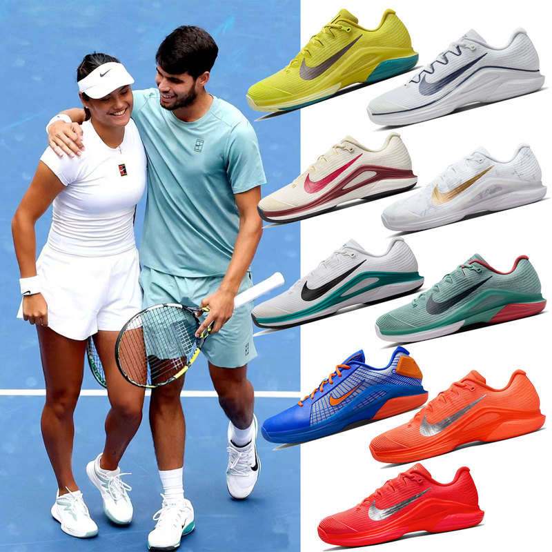 Nike Vapor 12 Tennis Shoes Professional Men's and Women's Professional Tennis Shoes Alcaraz New Model