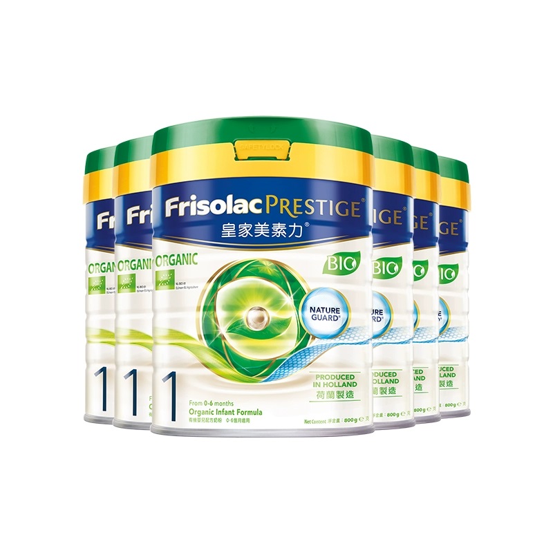 【自营】皇家美素佳儿荷兰原装港版有机1段奶粉（0-6月）800g*6罐