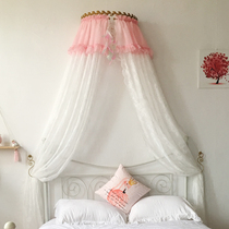 Golden sleeper INS princess style sweet and lovely lace 1 21 51 8mi bed bed decoration bedside curtain mantle