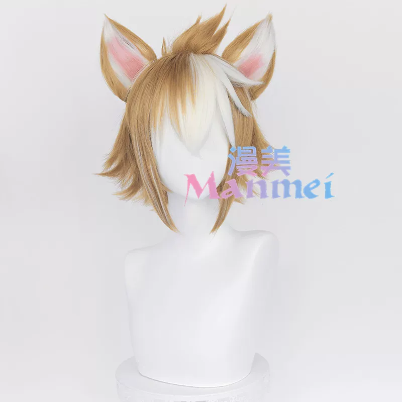 漫美 The original Goro god cos wigs of rebels, the top ears on the top of the hair head of the rice wife,