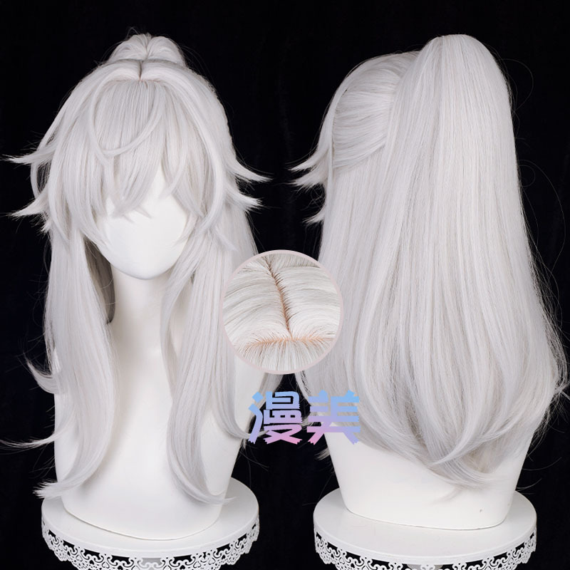 Anime Honkai: Star Rail Jingyuan Cosplay Wig, Realistic Scalp, Tiger Mouth Ponytail Anime Honkai: Star Rail Jingyuan Cosplay Wig, Realistic Scalp, Tiger Mouth Ponytail