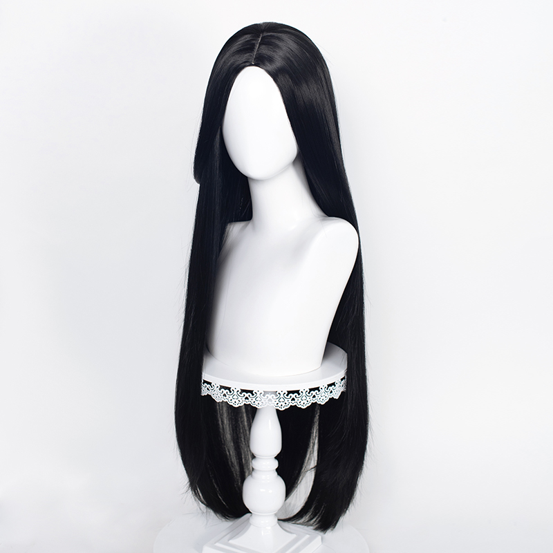 Style 19Diffuse US China branch 1 m long straight 100 cm Polychromatic hair Mother modelling Practice Universal use cos Wigs False hair silica gel scalp top