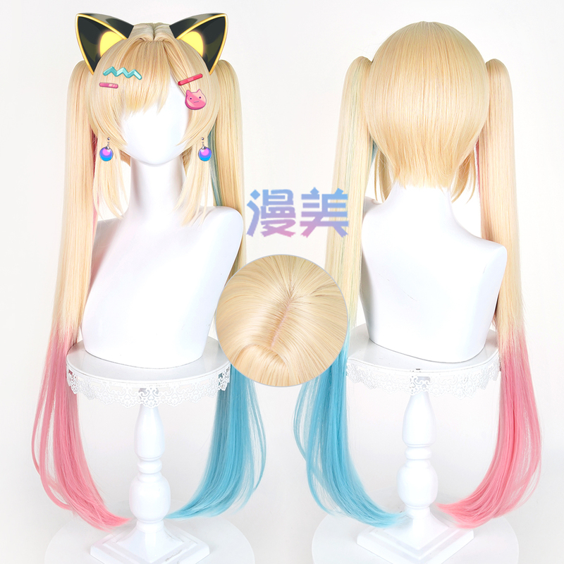 Manmei Bang Dream! Dream Limited Mewtype Nakatani Arare Cosplay Wig Scalp Top