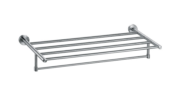 Golden Jet Bathroom Tooling Bath Towels Towel Bath Towels home 304 Stainless Steel Double Layer Towel Rack VT-95
